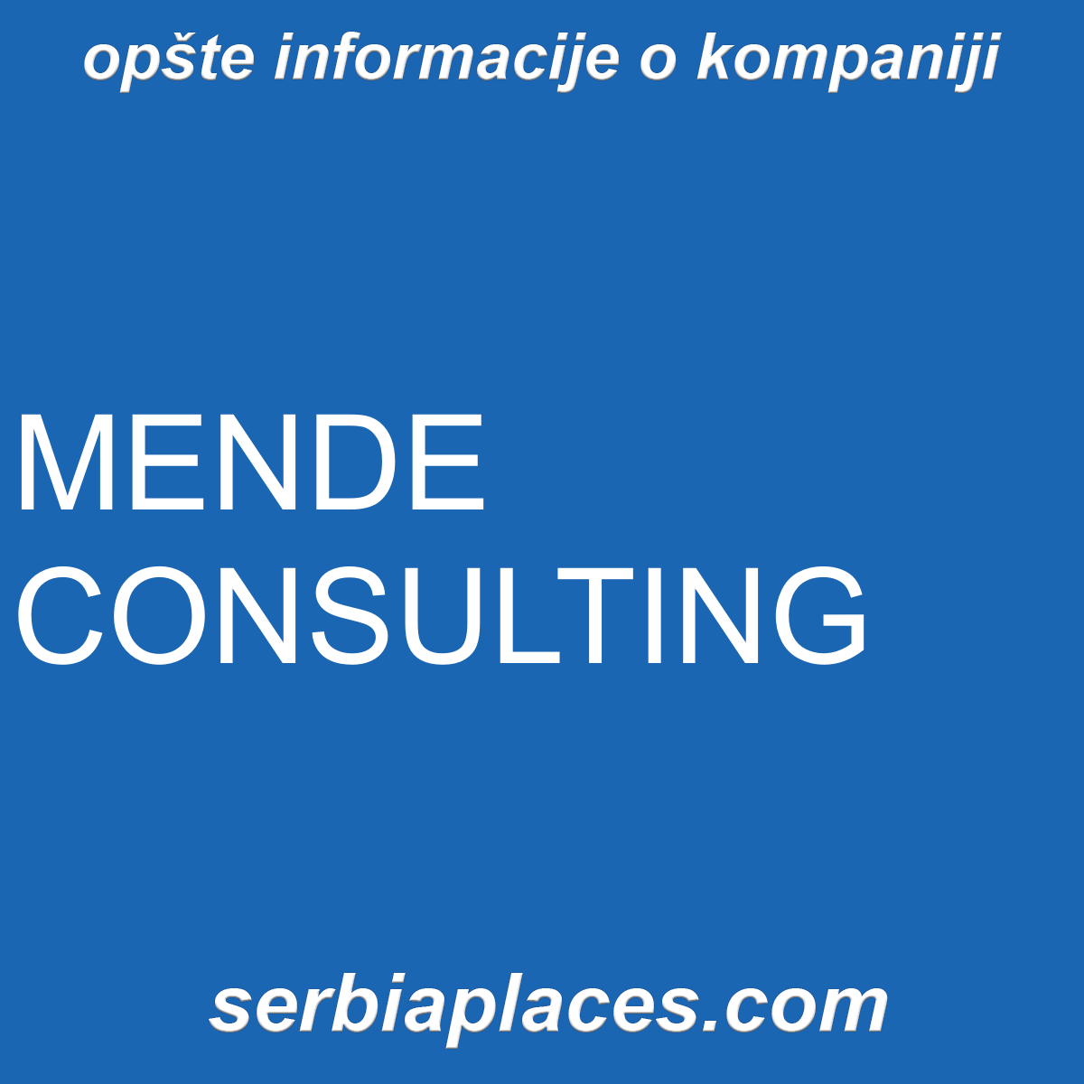 MENDE CONSULTING