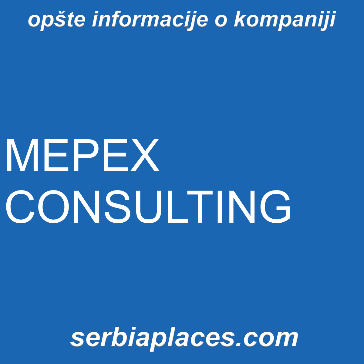 MEPEX CONSULTING
