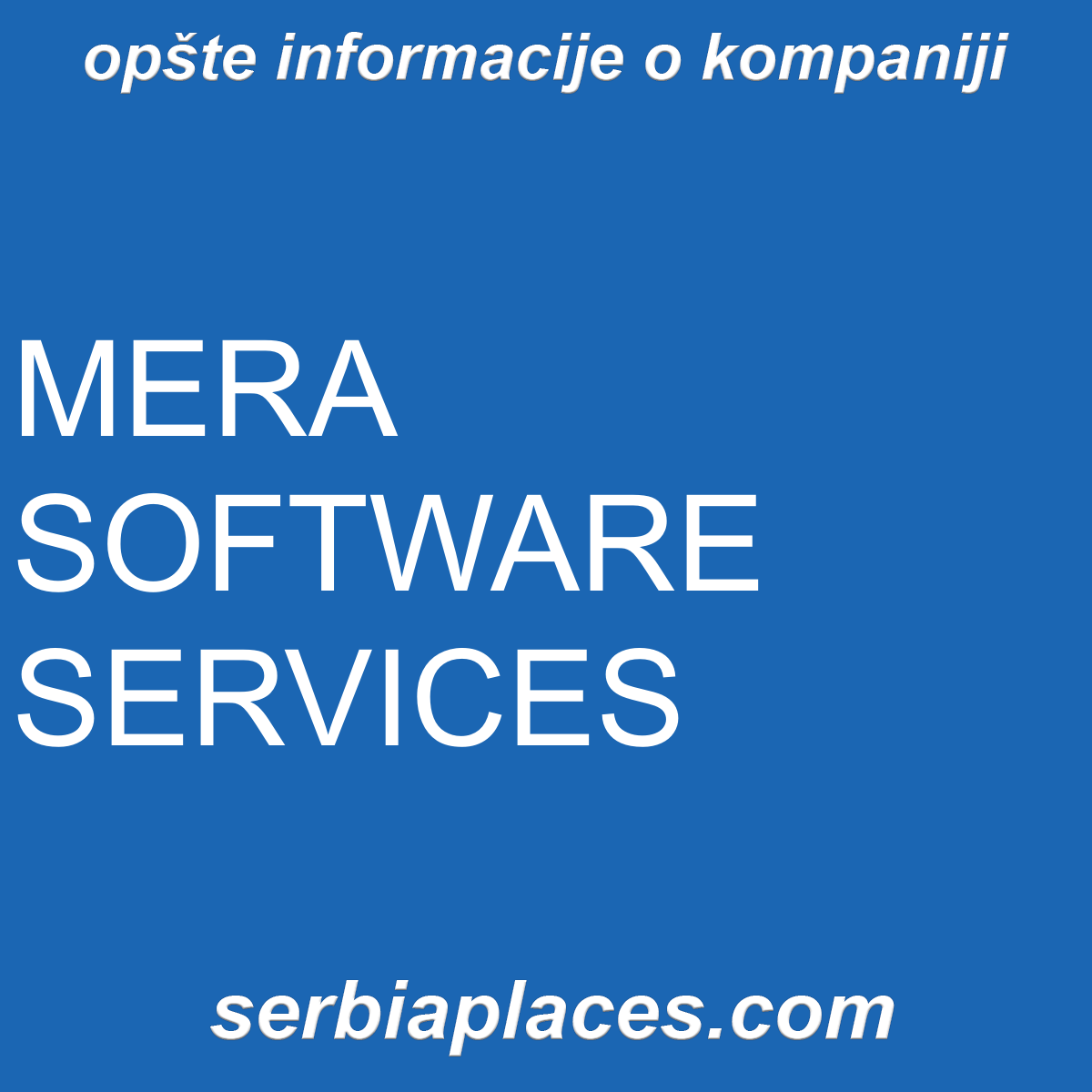 MERA SOFTWARE SERVICES