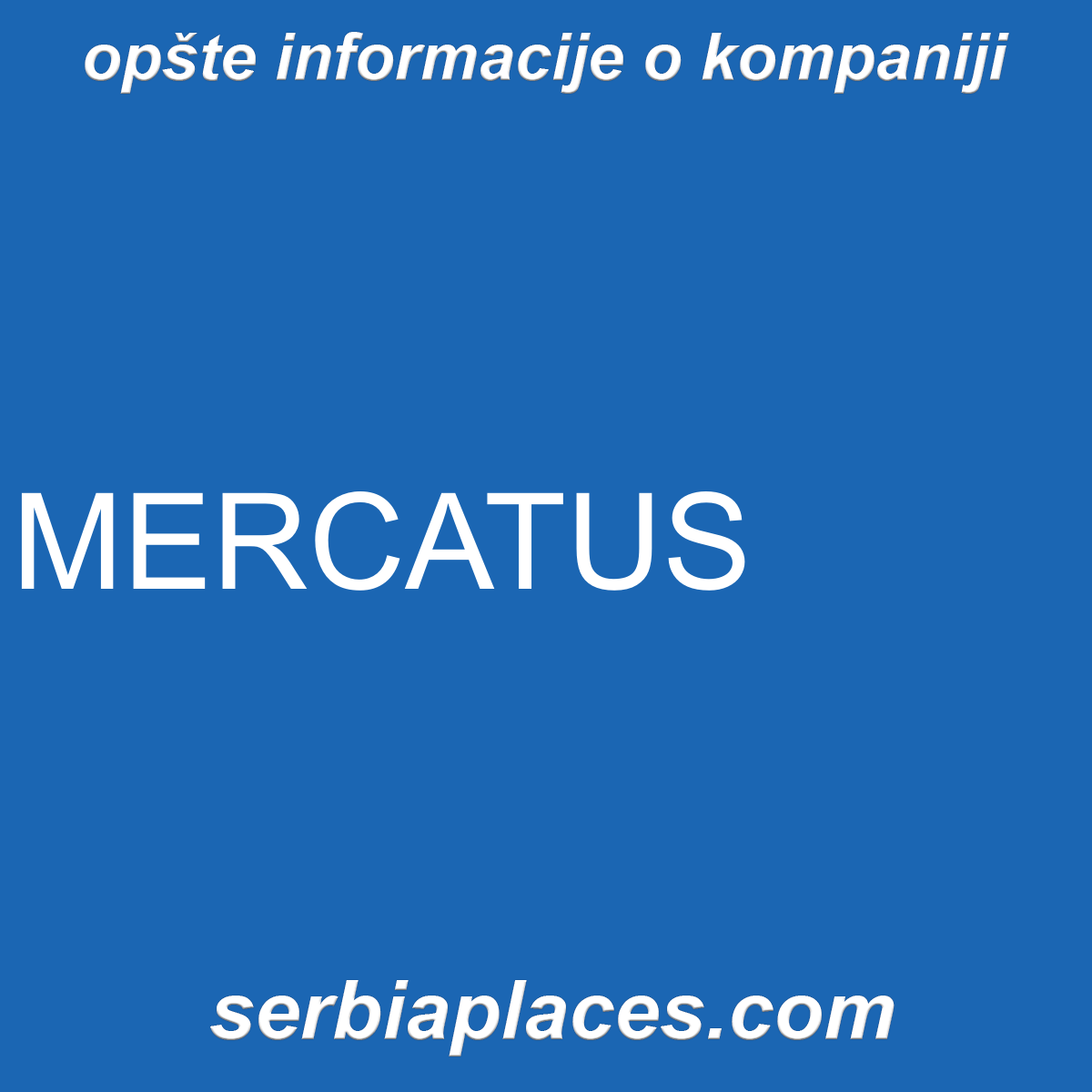 MERCATUS
