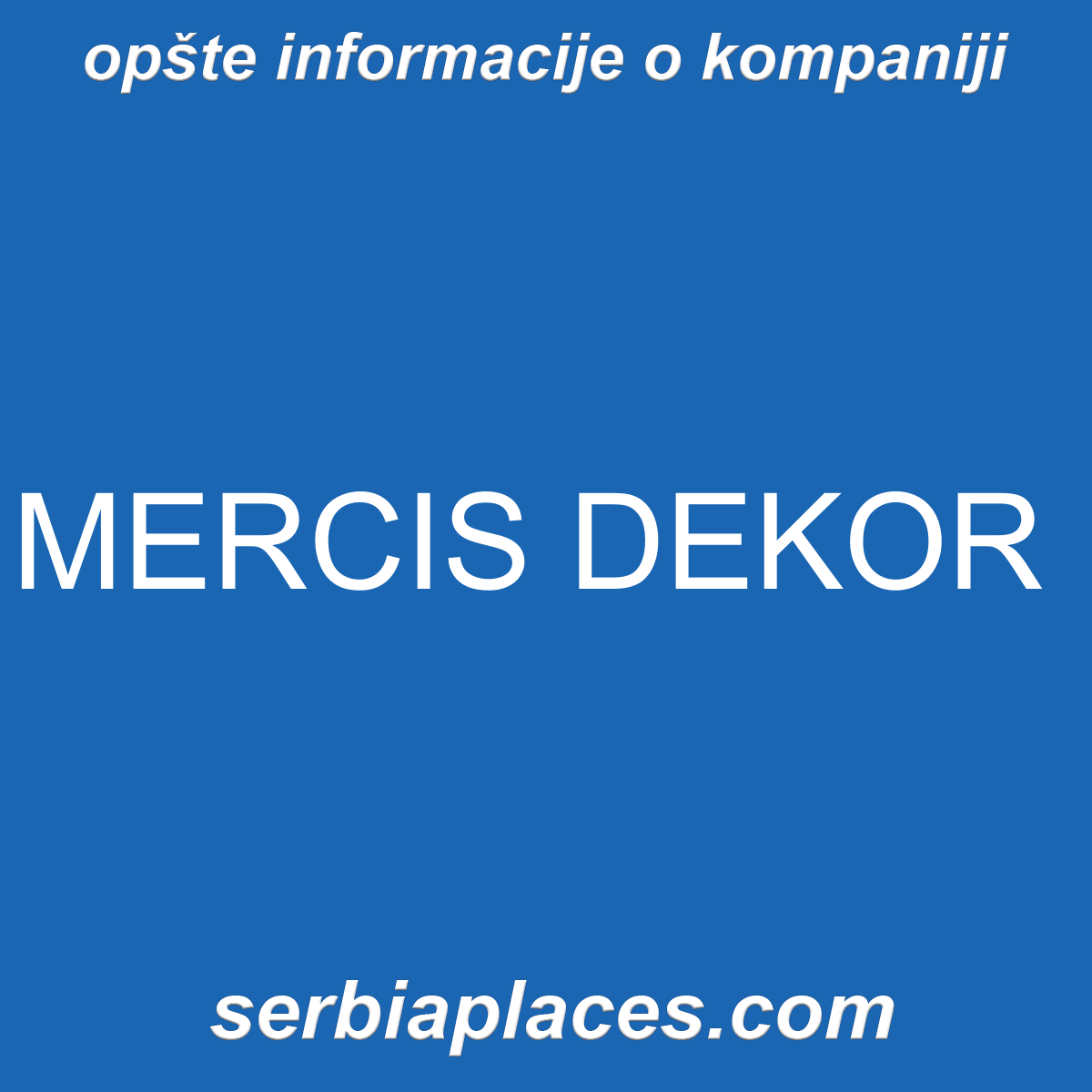 MERCIS DEKOR