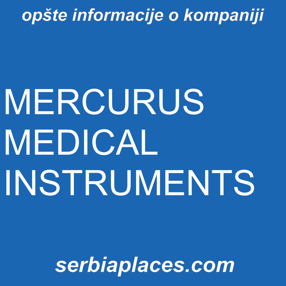 MERCURUS MEDICAL INSTRUMENTS