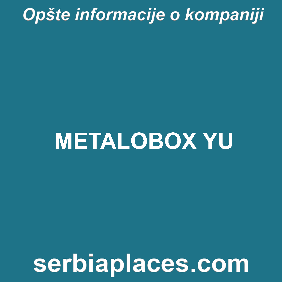 METALOBOX YU