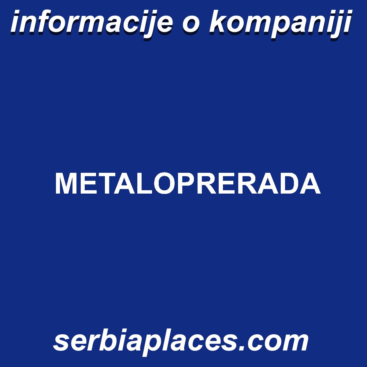 METALOPRERADA