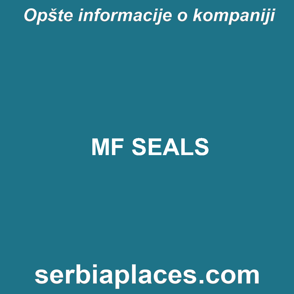 MF SEALS