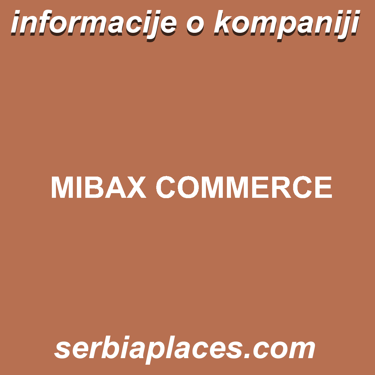 MIBAX COMMERCE