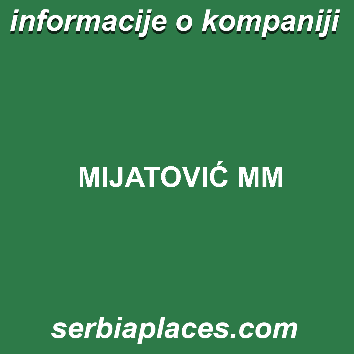 MIJATOVIĆ MM