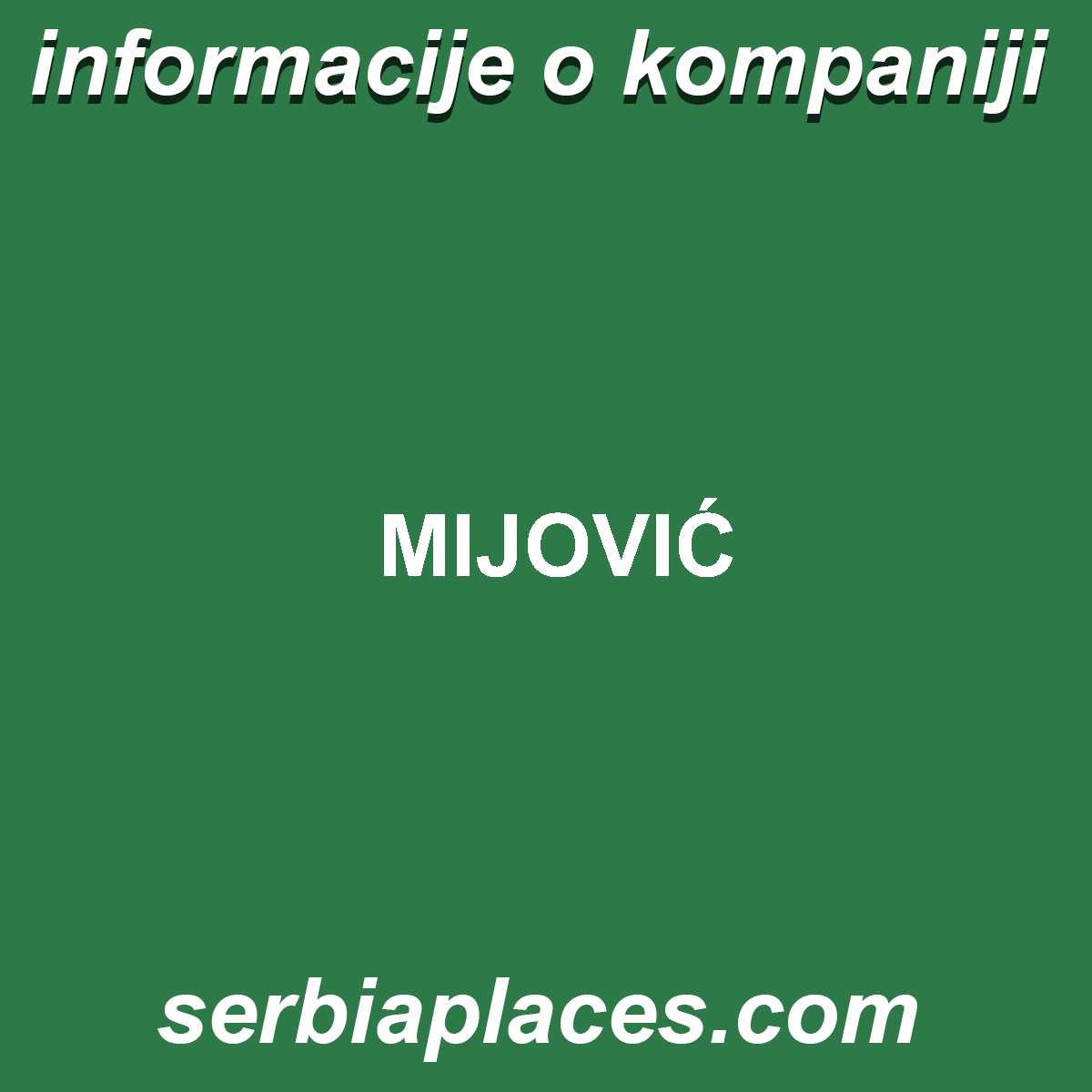 MIJOVIĆ
