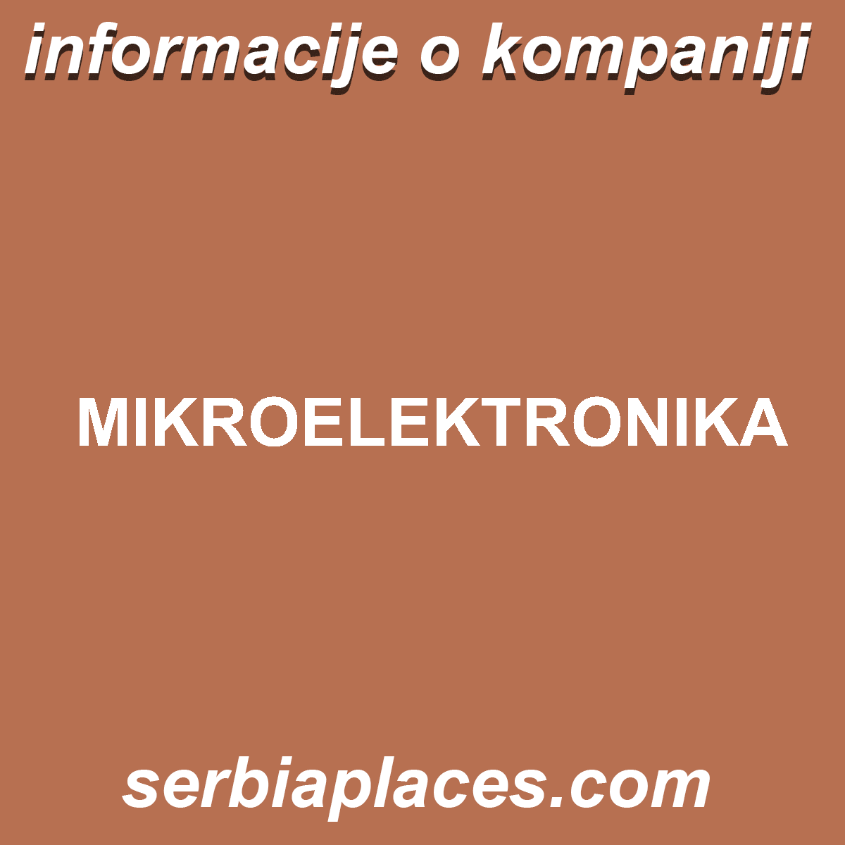 MIKROELEKTRONIKA