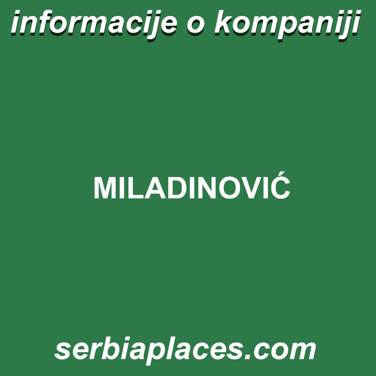 MILADINOVIĆ