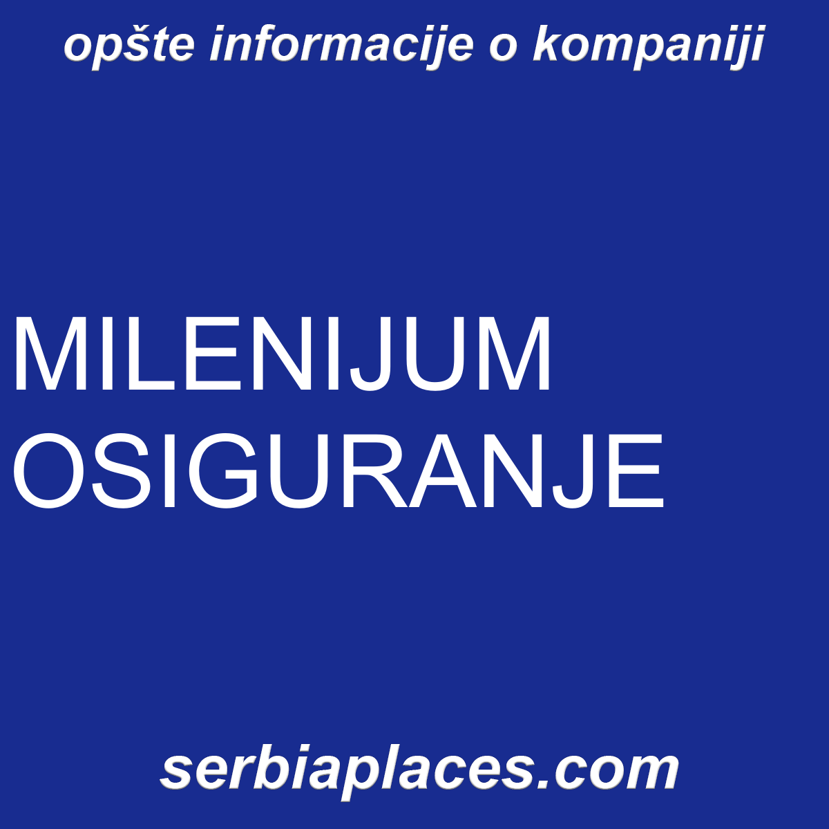 MILENIJUM OSIGURANJE