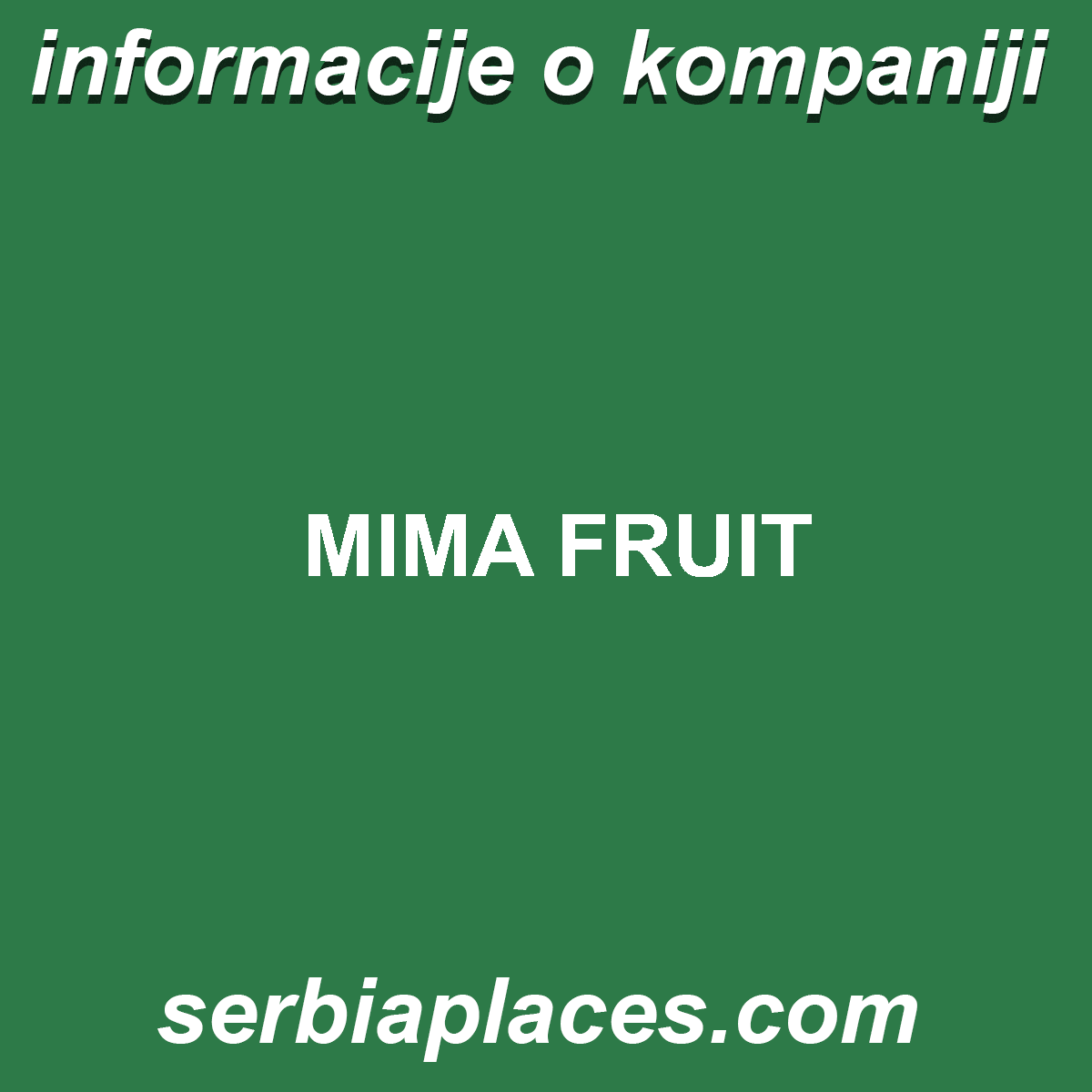 MIMA FRUIT