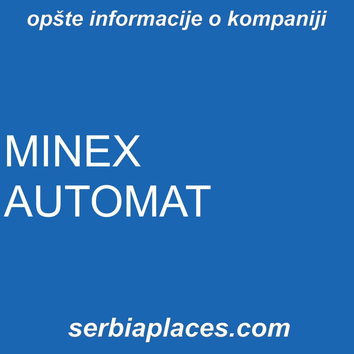 MINEX AUTOMAT