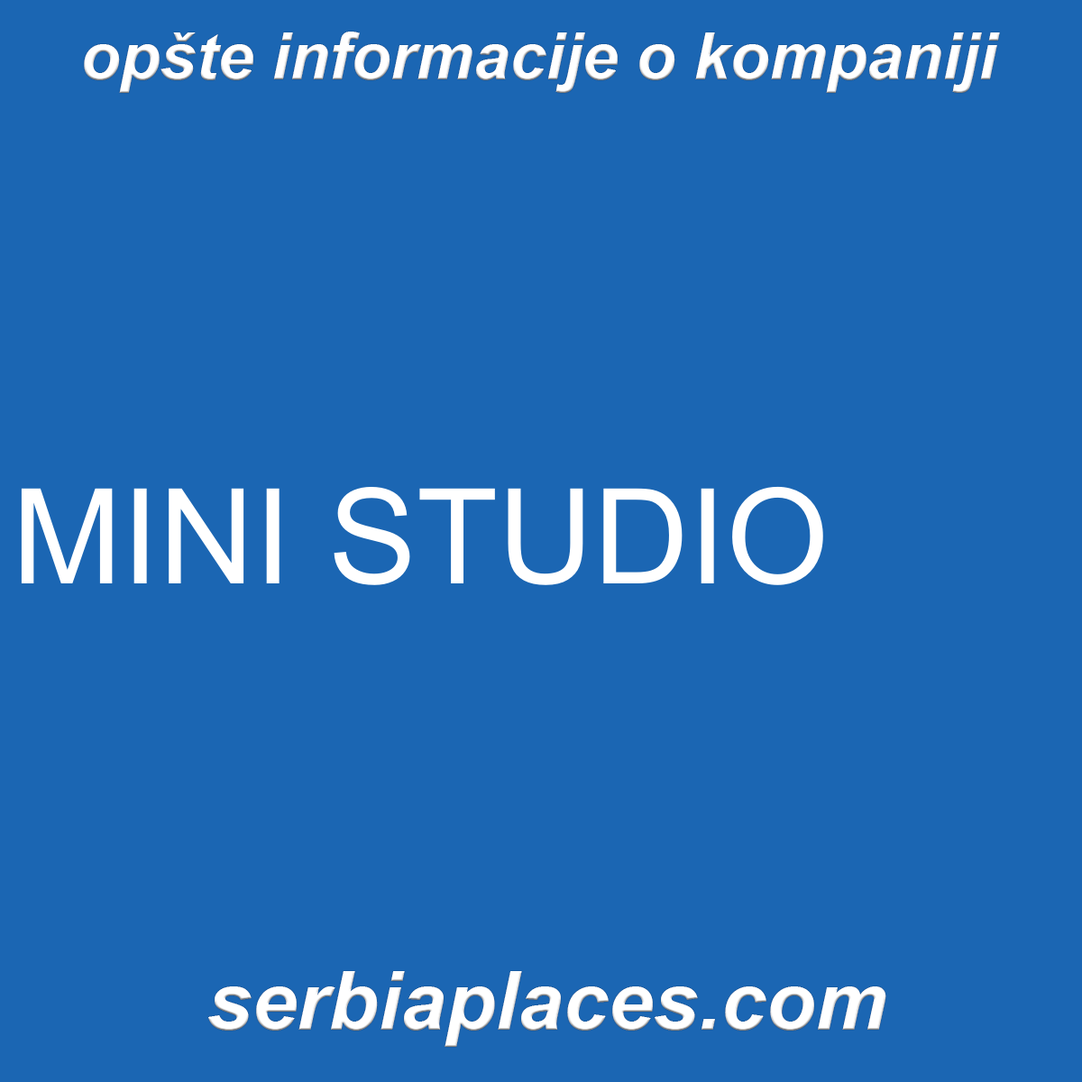 MINI STUDIO