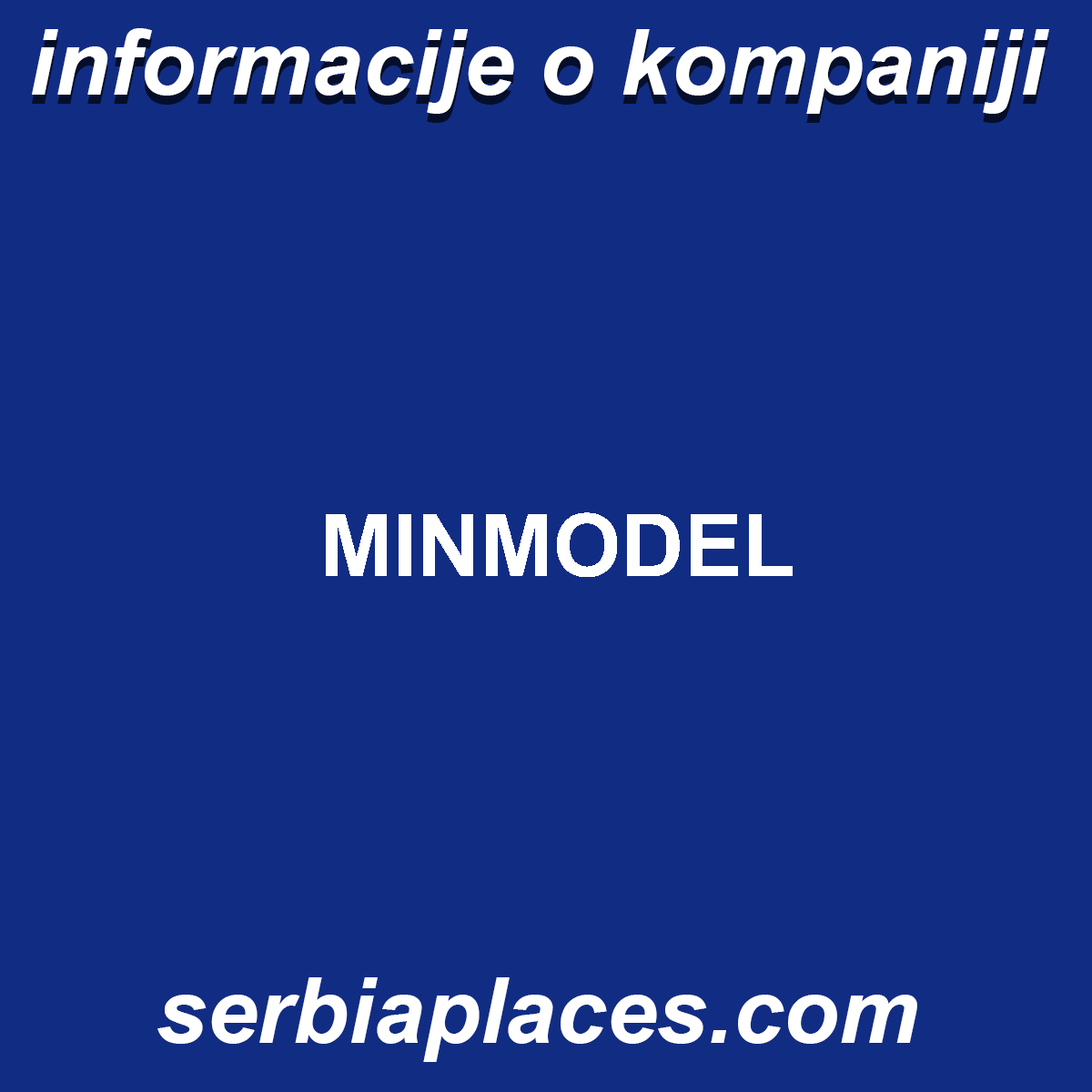 MINMODEL
