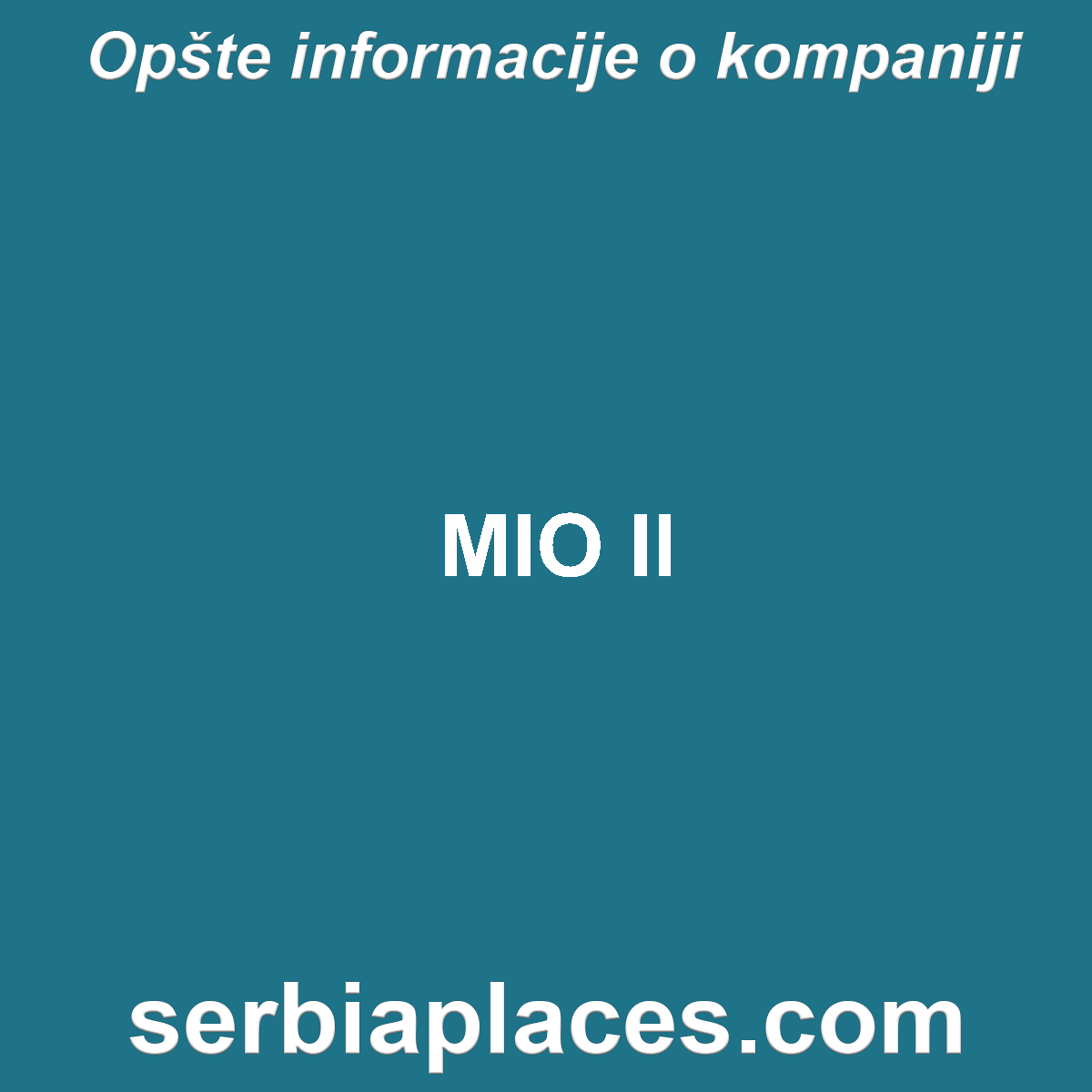 MIO II