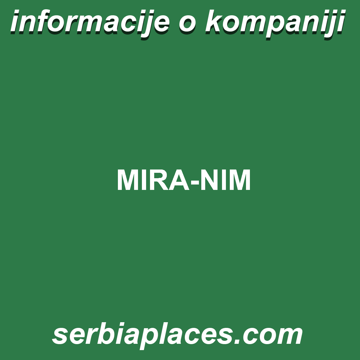 MIRA-NIM