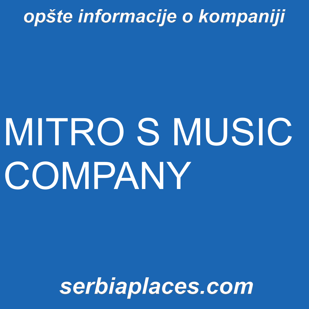 MITRO S MUSIC COMPANY