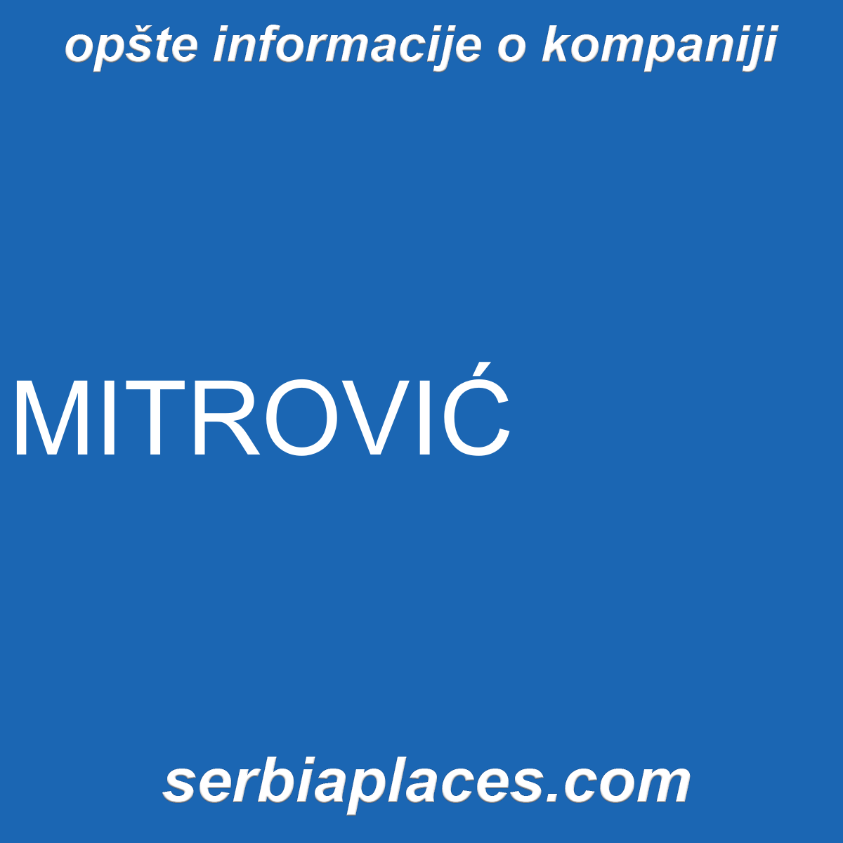 MITROVIĆ