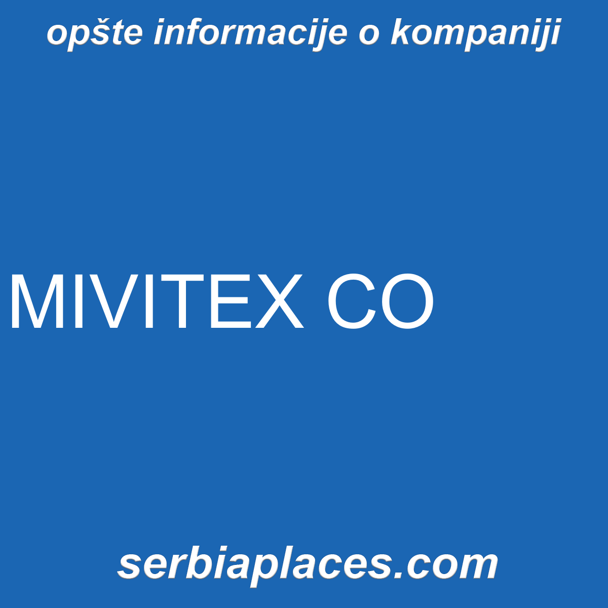 MIVITEX CO