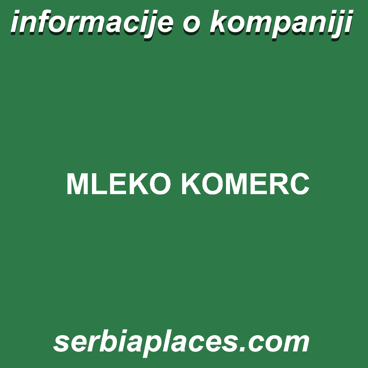 MLEKO KOMERC