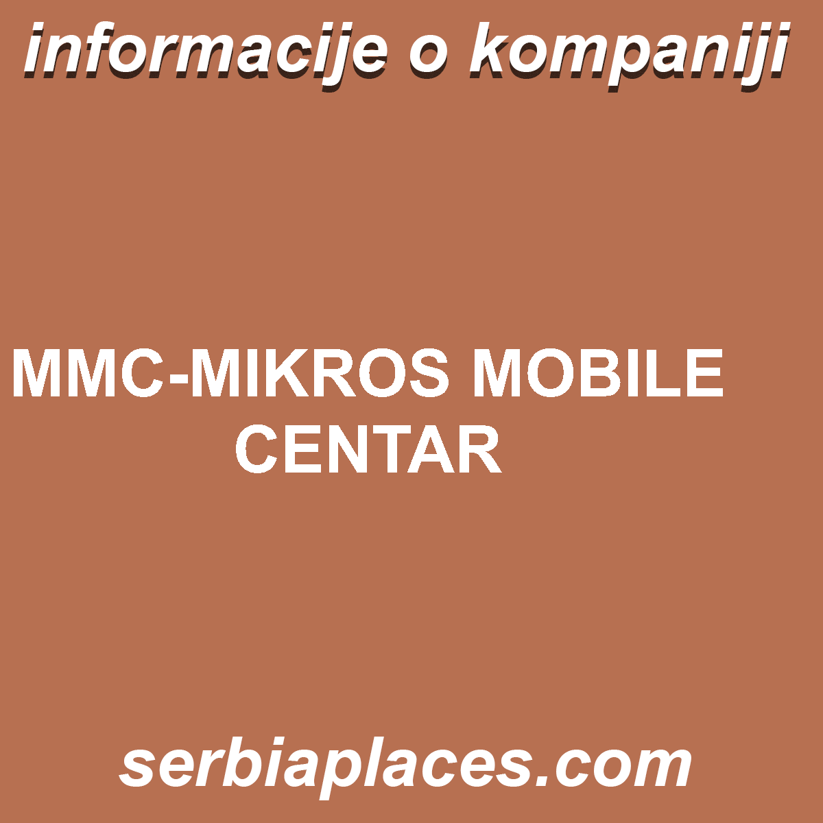 MMC-MIKROS MOBILE CENTAR