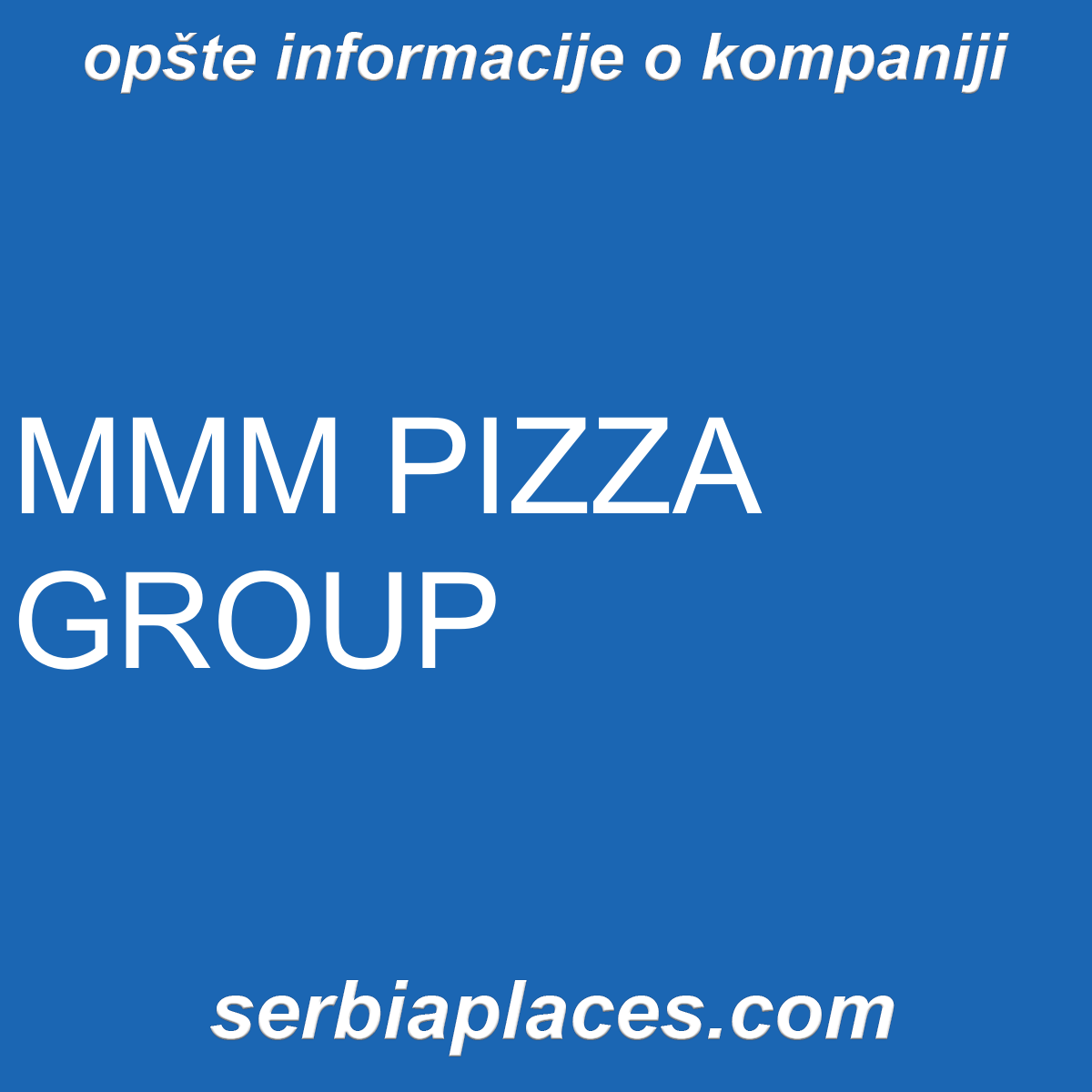 MMM PIZZA GROUP