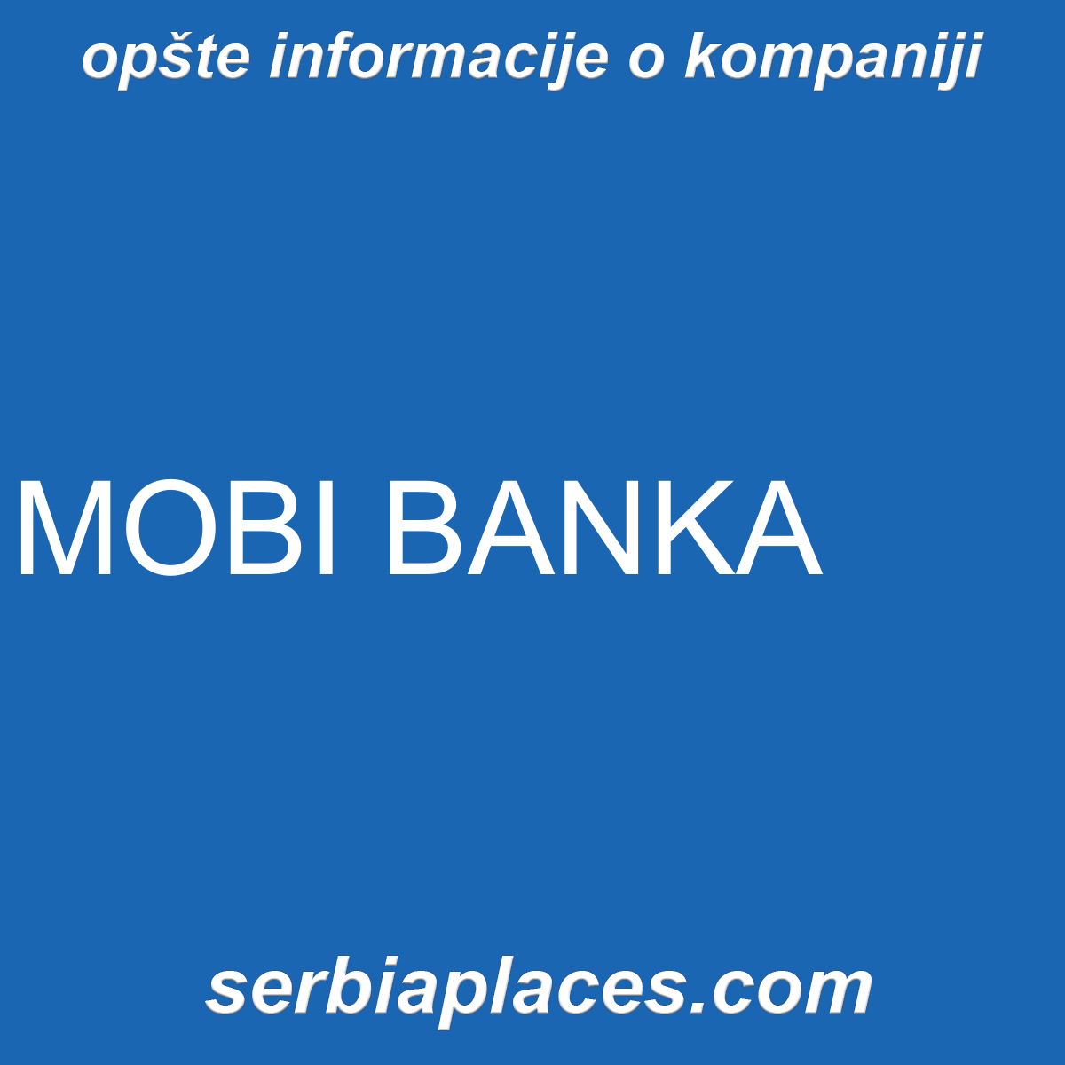 MOBI BANKA