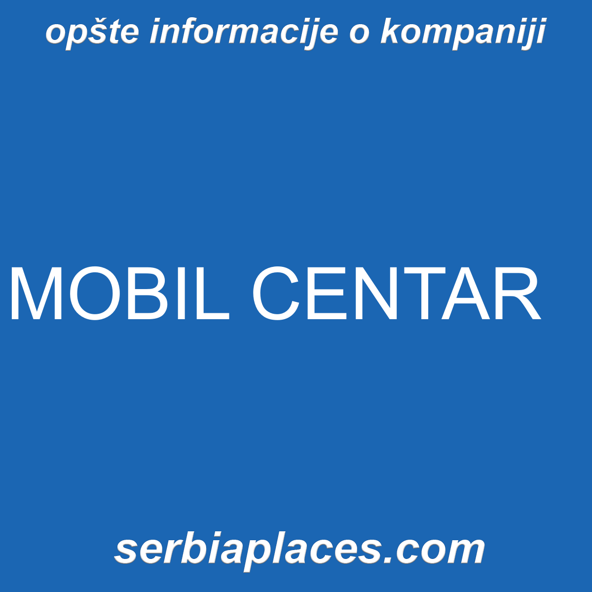 MOBIL CENTAR