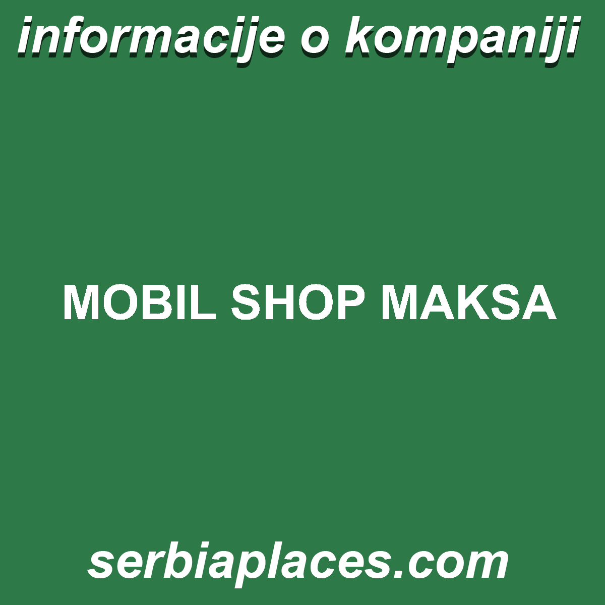 MOBIL SHOP MAKSA