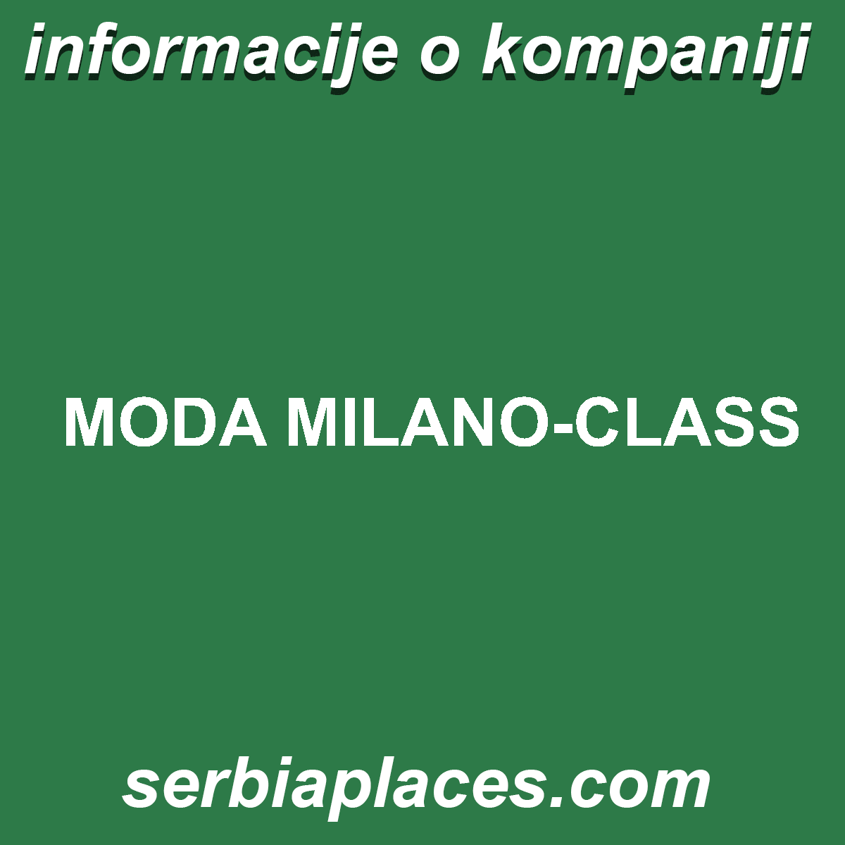 MODA MILANO-CLASS