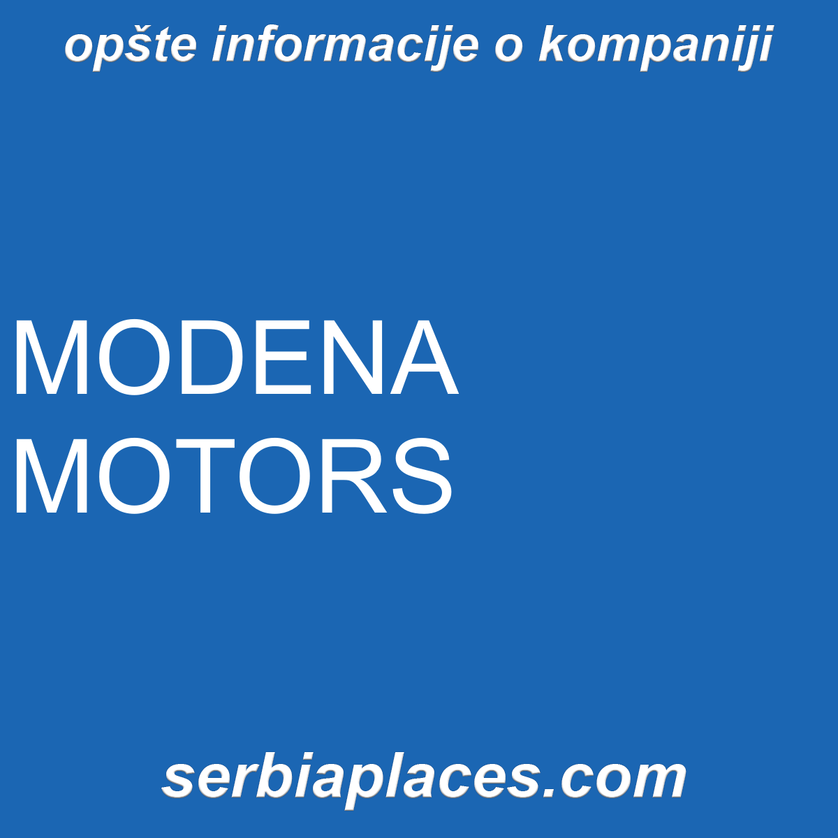 MODENA MOTORS