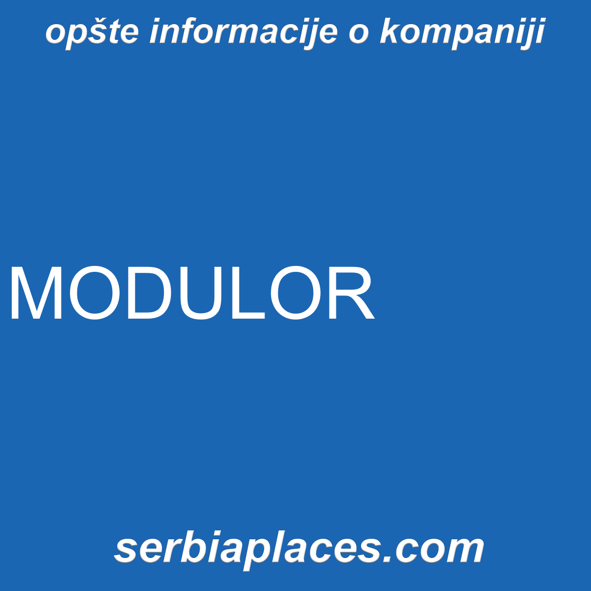 MODULOR