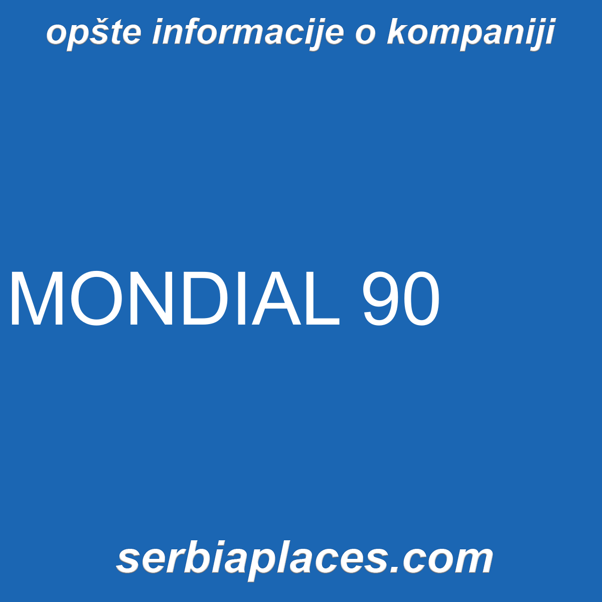 MONDIAL 90
