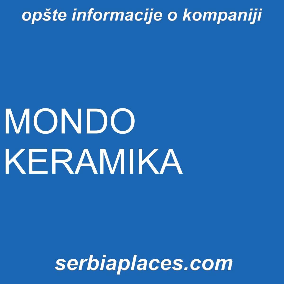 MONDO KERAMIKA