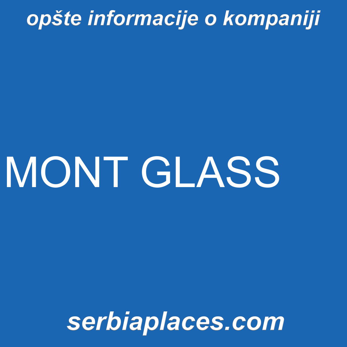 MONT GLASS