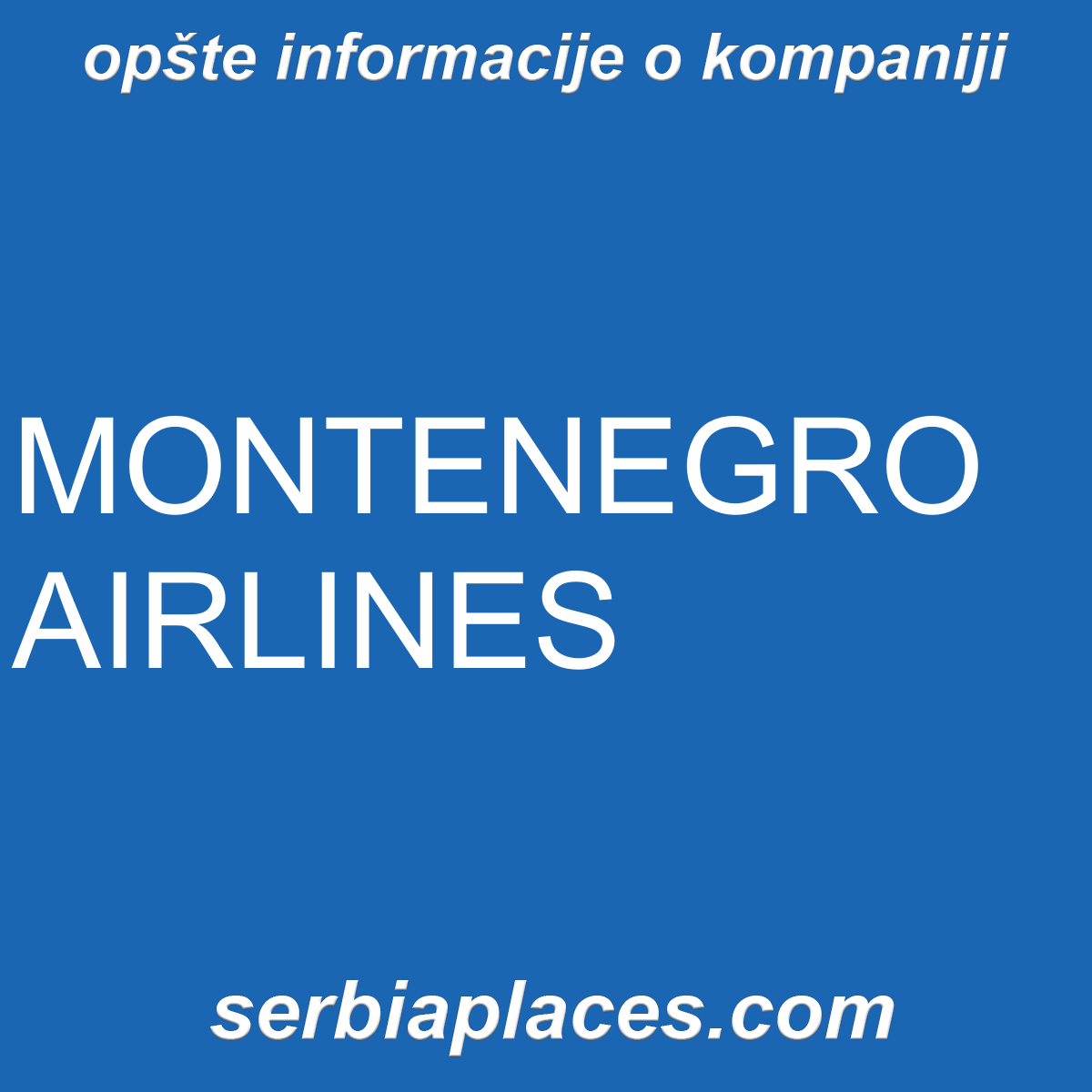 MONTENEGRO AIRLINES