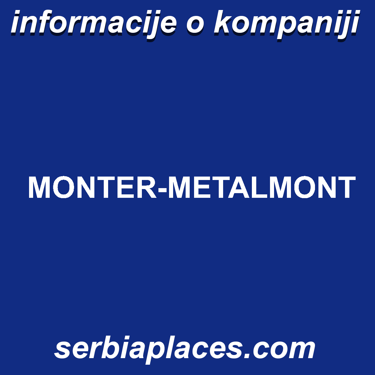 MONTER-METALMONT