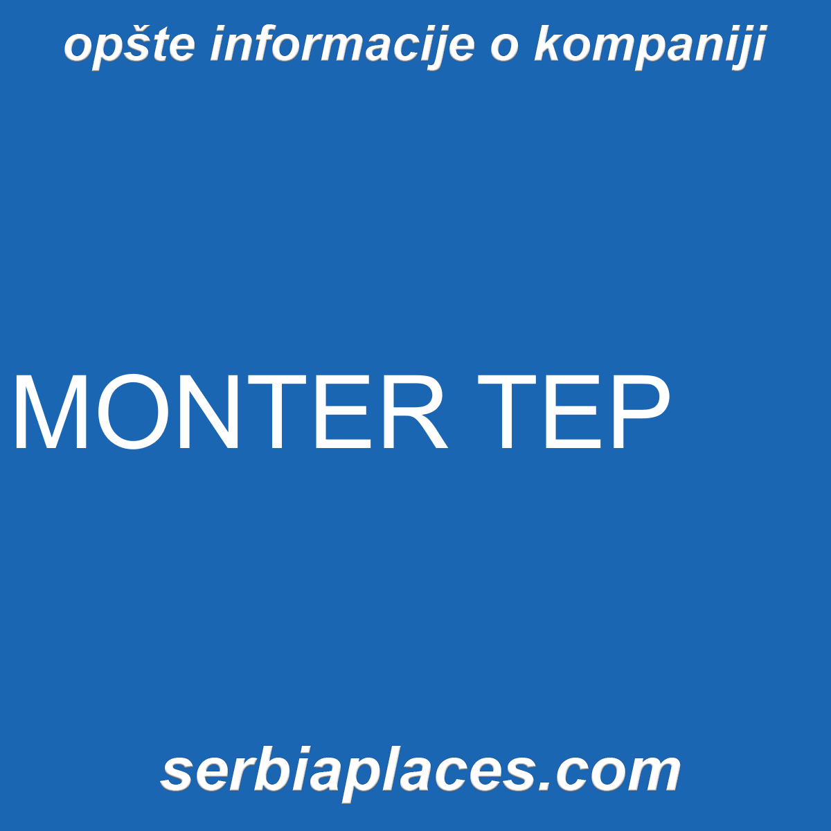 MONTER TEP