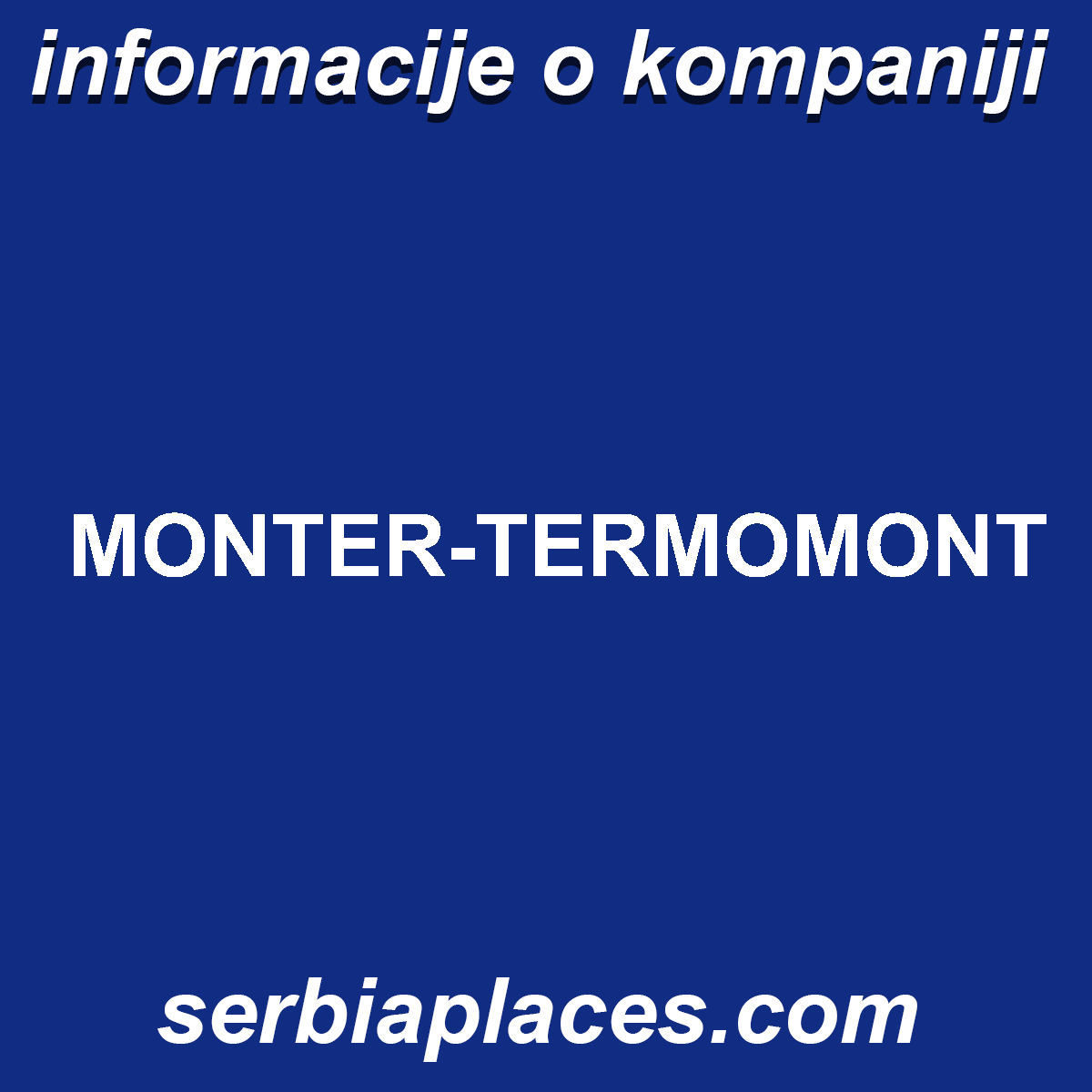 MONTER-TERMOMONT