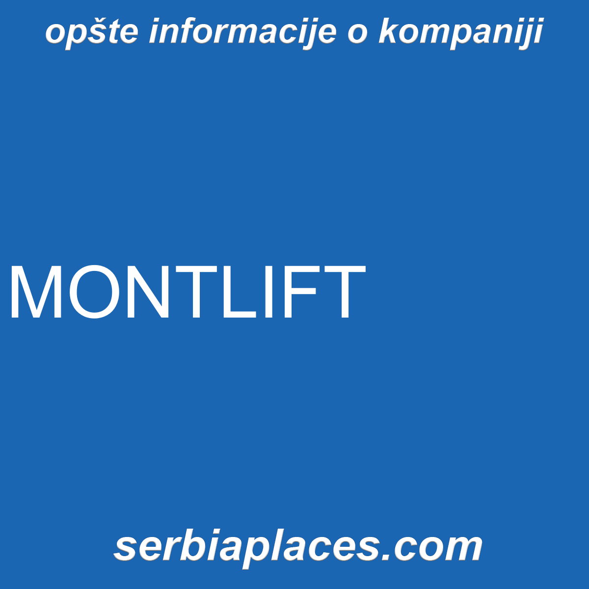 MONTLIFT