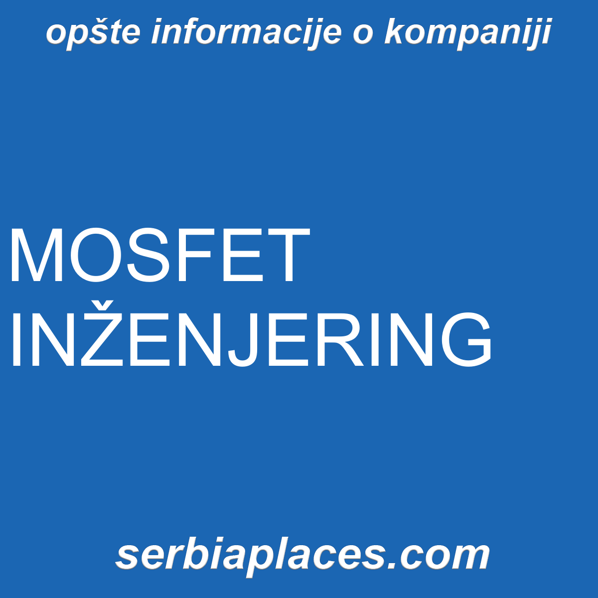 MOSFET INŽENJERING