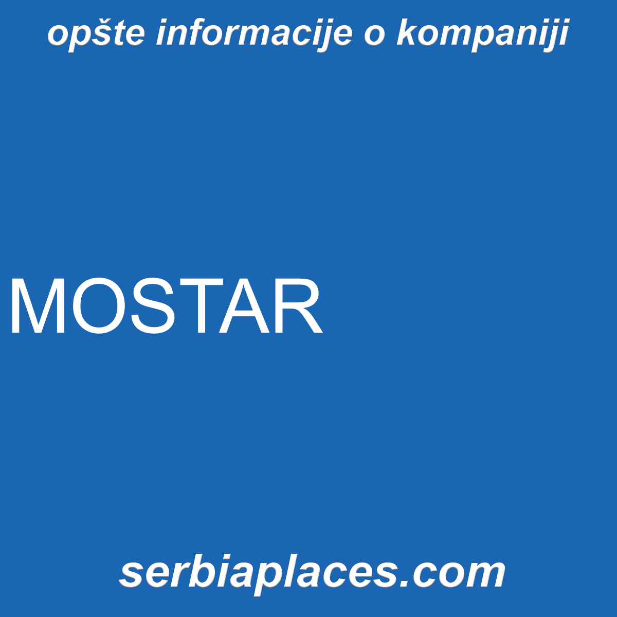 MOSTAR