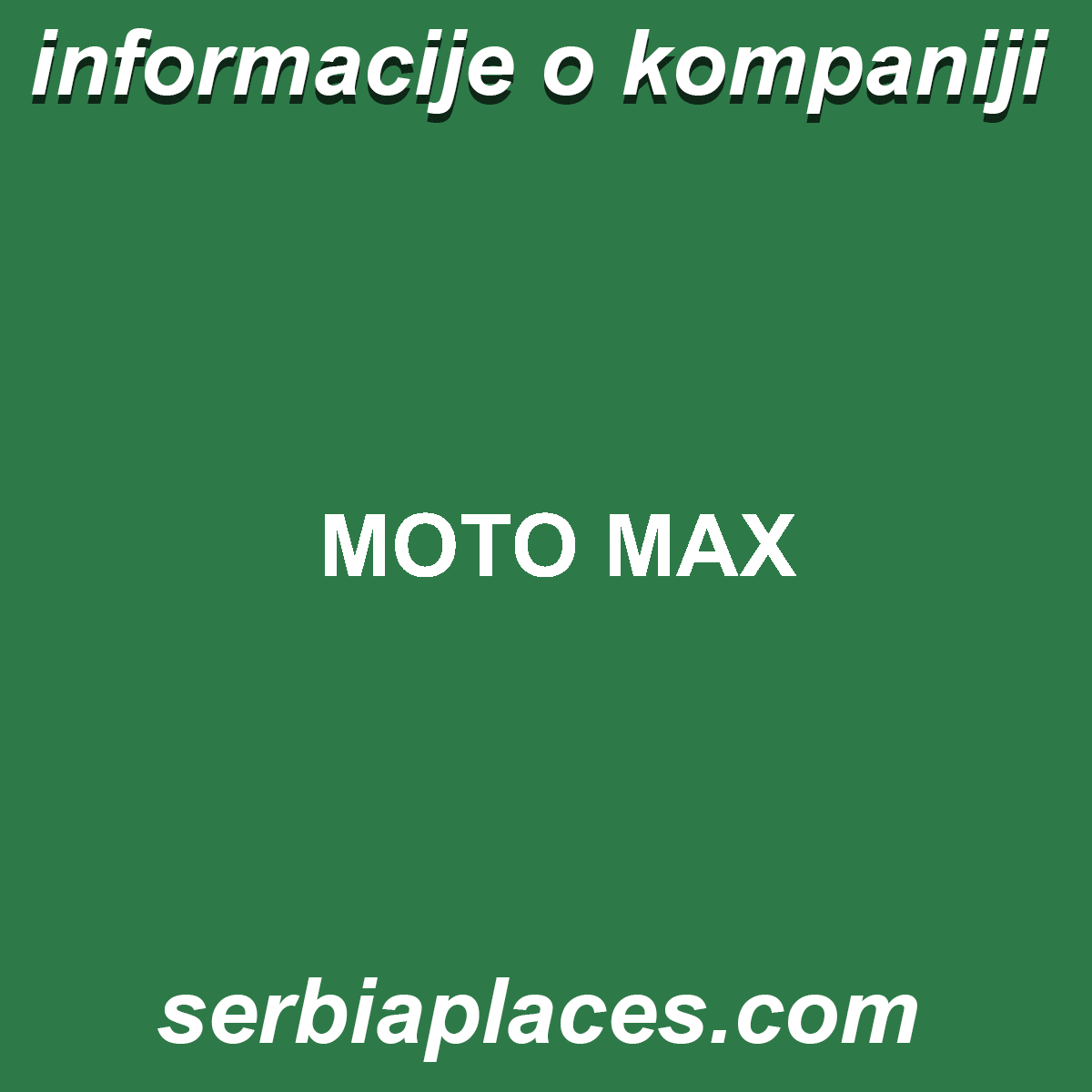 MOTO MAX