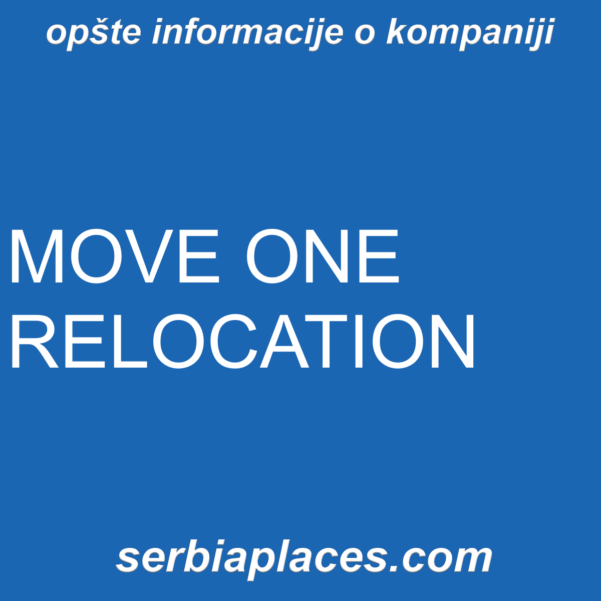 MOVE ONE RELOCATION