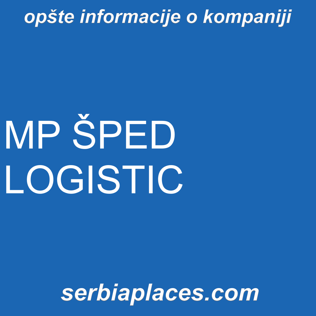 MP ŠPED LOGISTIC