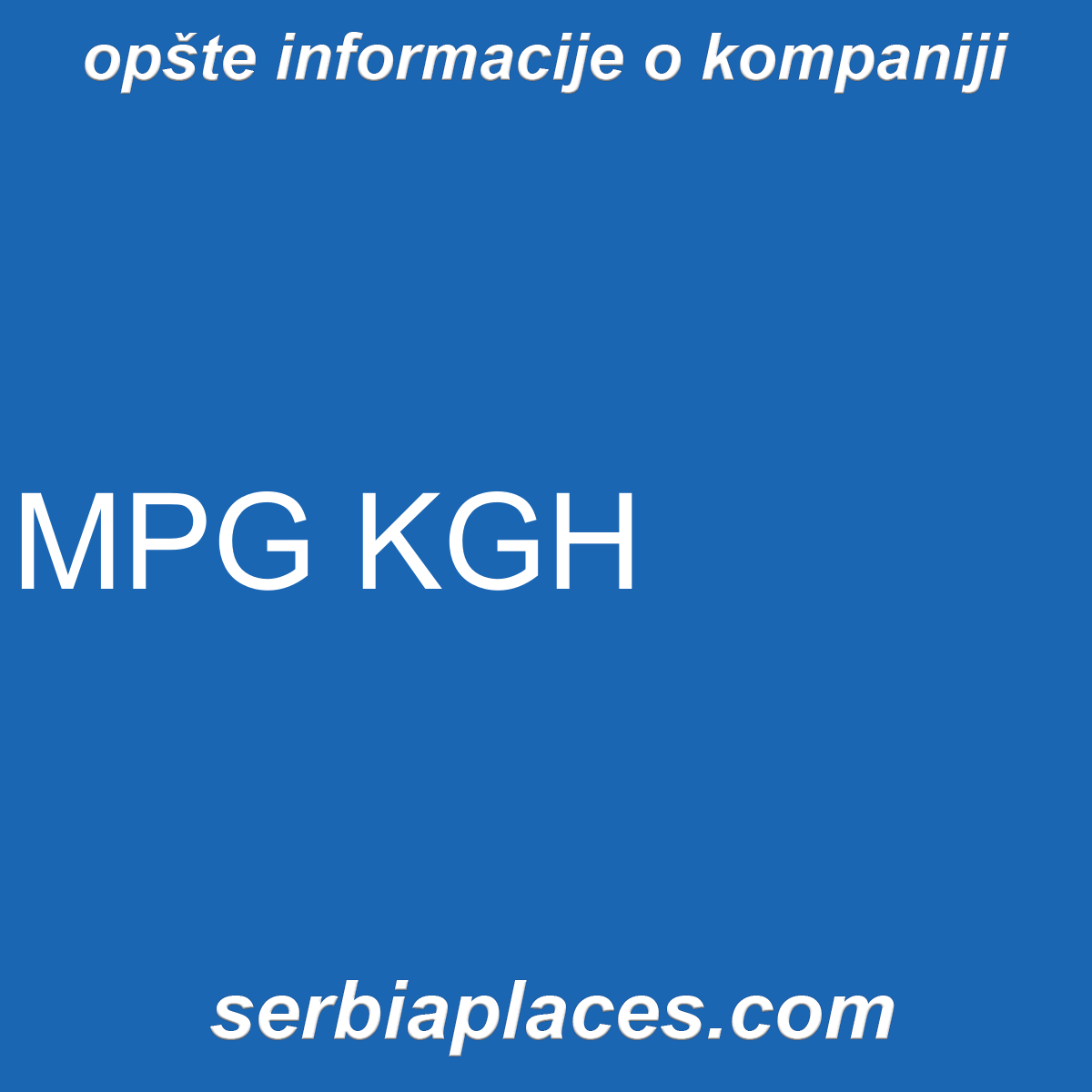 MPG KGH