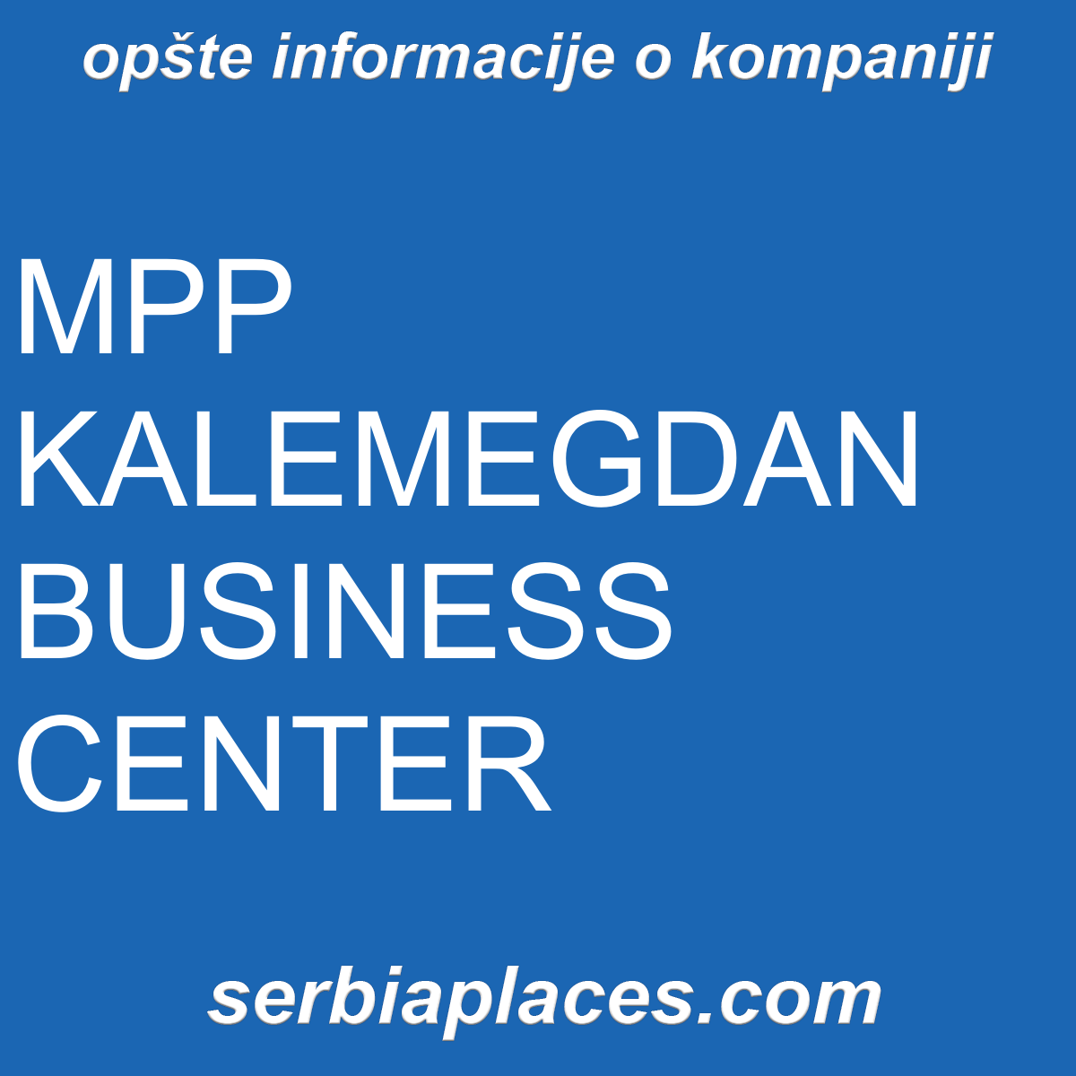 MPP KALEMEGDAN BUSINESS CENTER