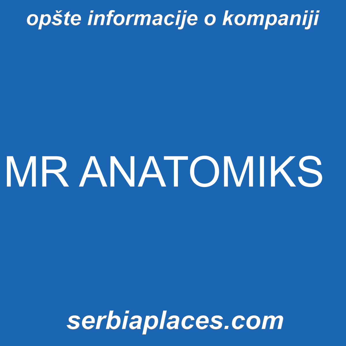 MR ANATOMIKS