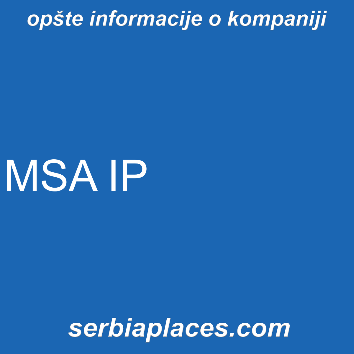 MSA IP